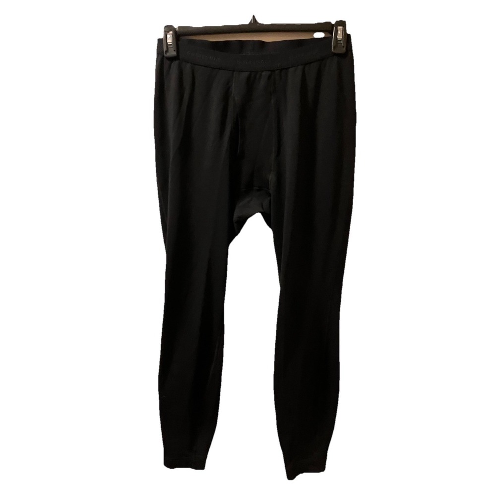 Patagonia Mens L Black‎ Base Layer Thermal Long Johns